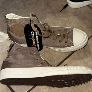 Converse Brown High-Top Sneakers Classic Design